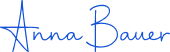 Anna Bauer's handwritten signature